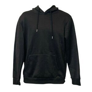 Manfinity Mens Pullover Hoodie Size M Black Long Sleeve